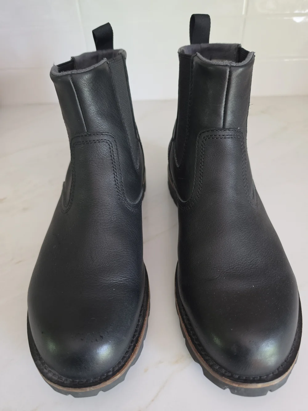 Kodiak Bruce Men's Waterproof Leather Chelsea Boots - Black - Size 11